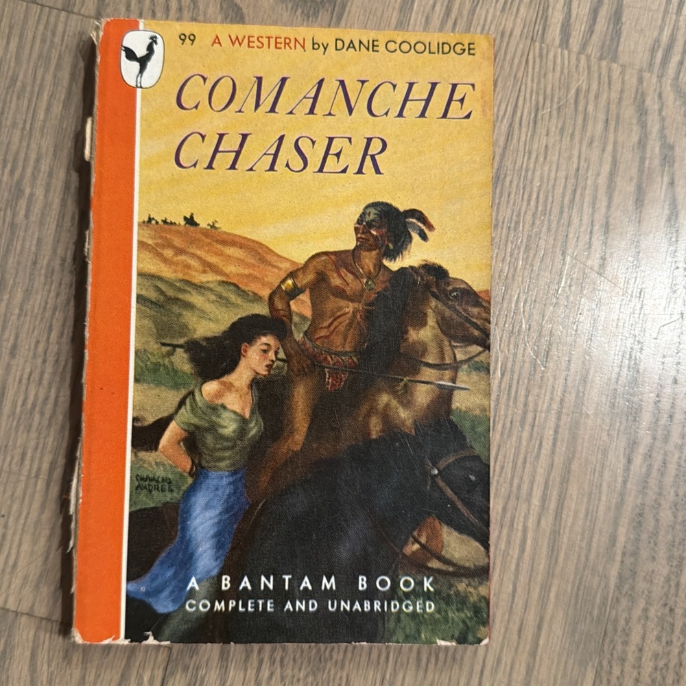 Comanche Chaser Dane Coolidge 1947 Vintage Bantam BKS Pulp Western PB